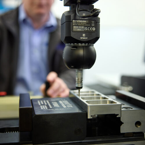 Mark and the CMM (coordinate measuring machine)